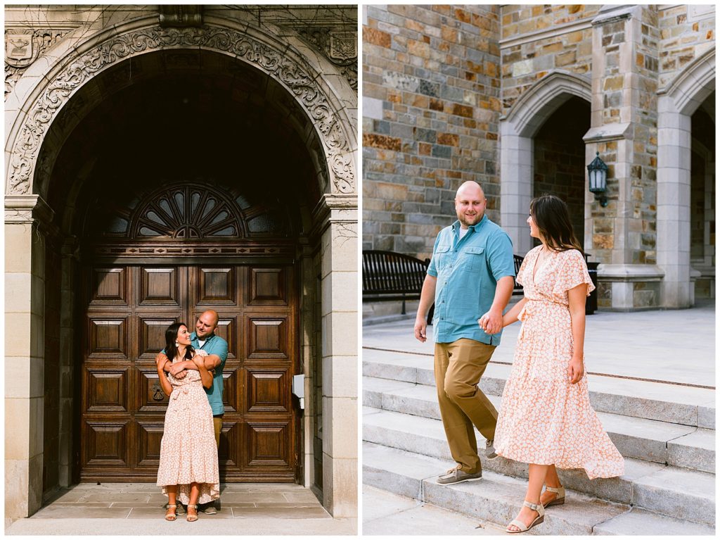 downtown Ann Arbor engagement session southern michigan wedding photographer